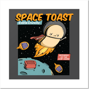 Space Toast Posters and Art